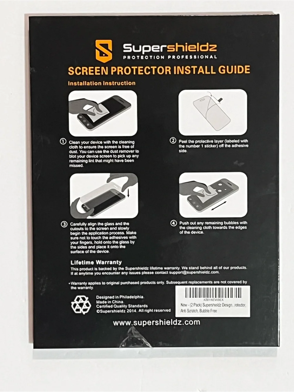 Super Shields glass screen protector